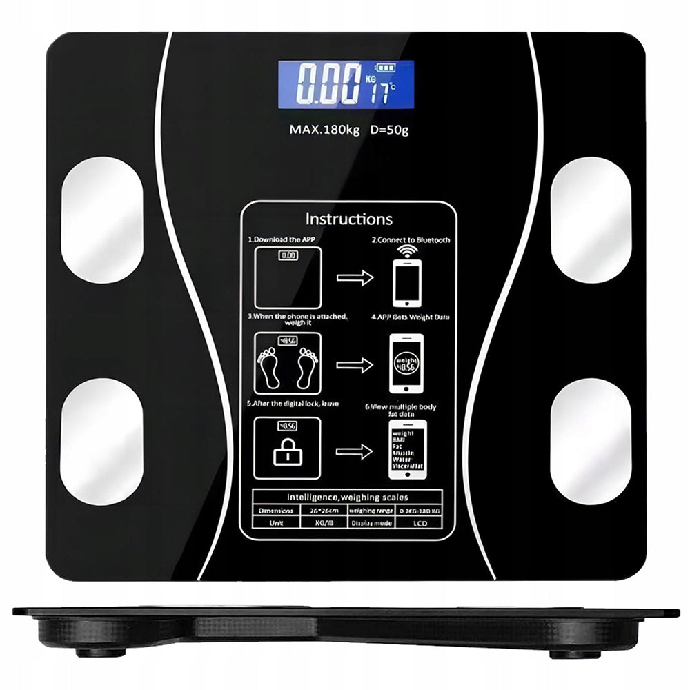 Electronic Scale With Bluetooth Connectivity Display Step Technology