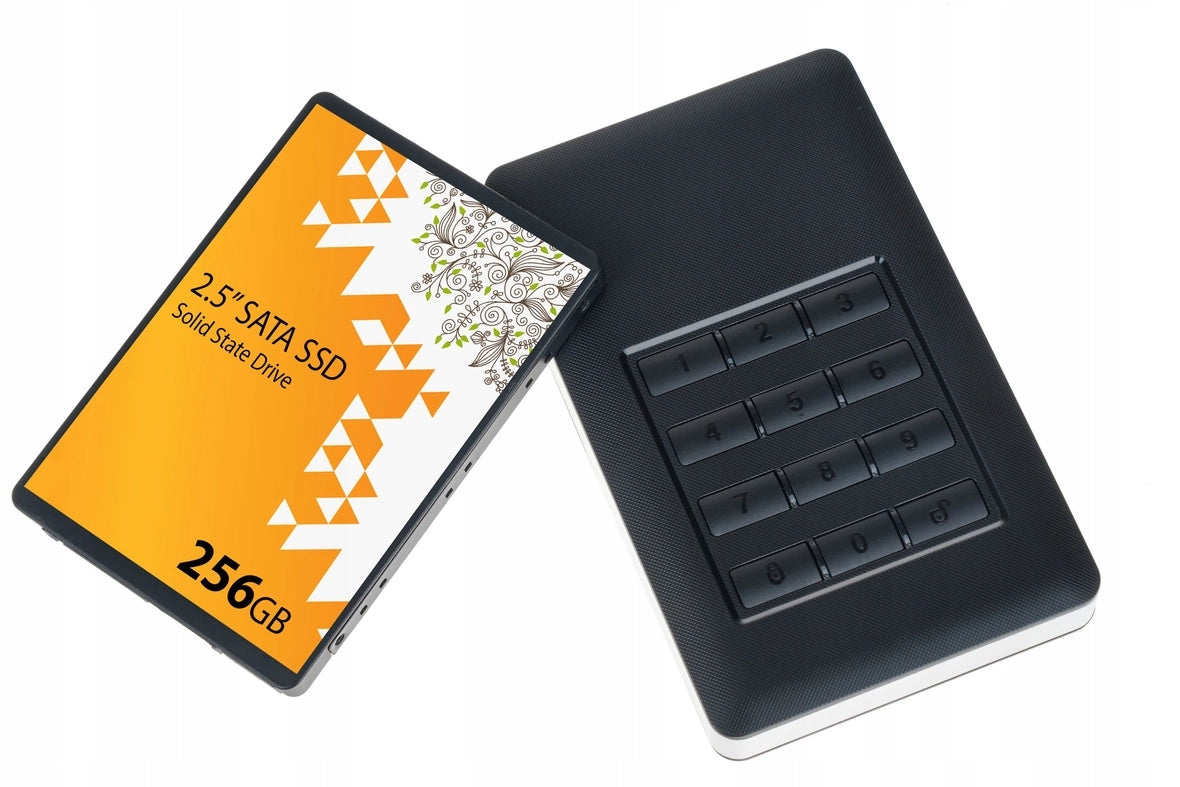 Encrypted Portable SSD 256GB Argus GD-25LK01 USB 256-bit AES Password