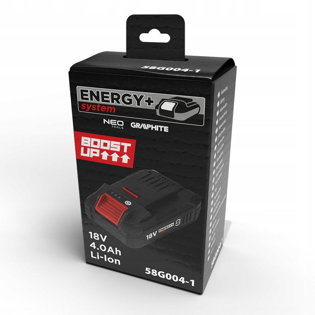 Energy+ 18V Battery, Li-Ion 4.0Ah Manufacturer code 58G004