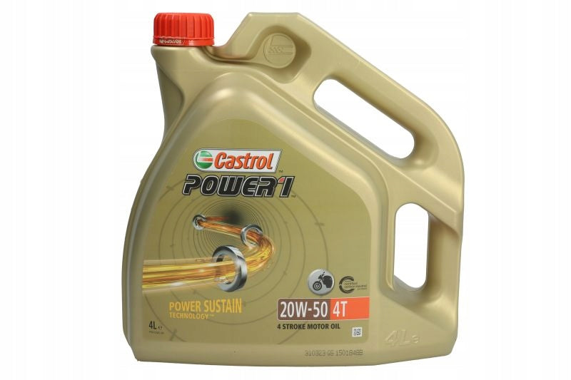 Engine Oil Castrol Power1 4T 20w50 4L Packaging volume 4 l