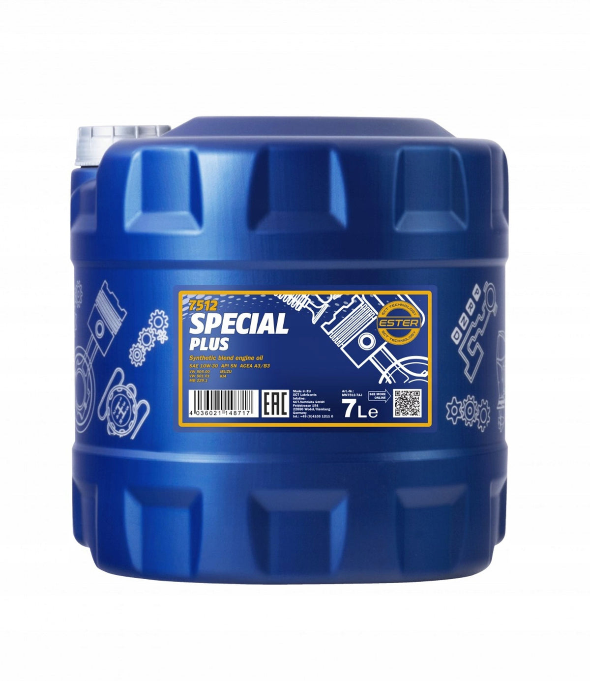Engine Oil Mannol Special Plus 7512 10w30 7L