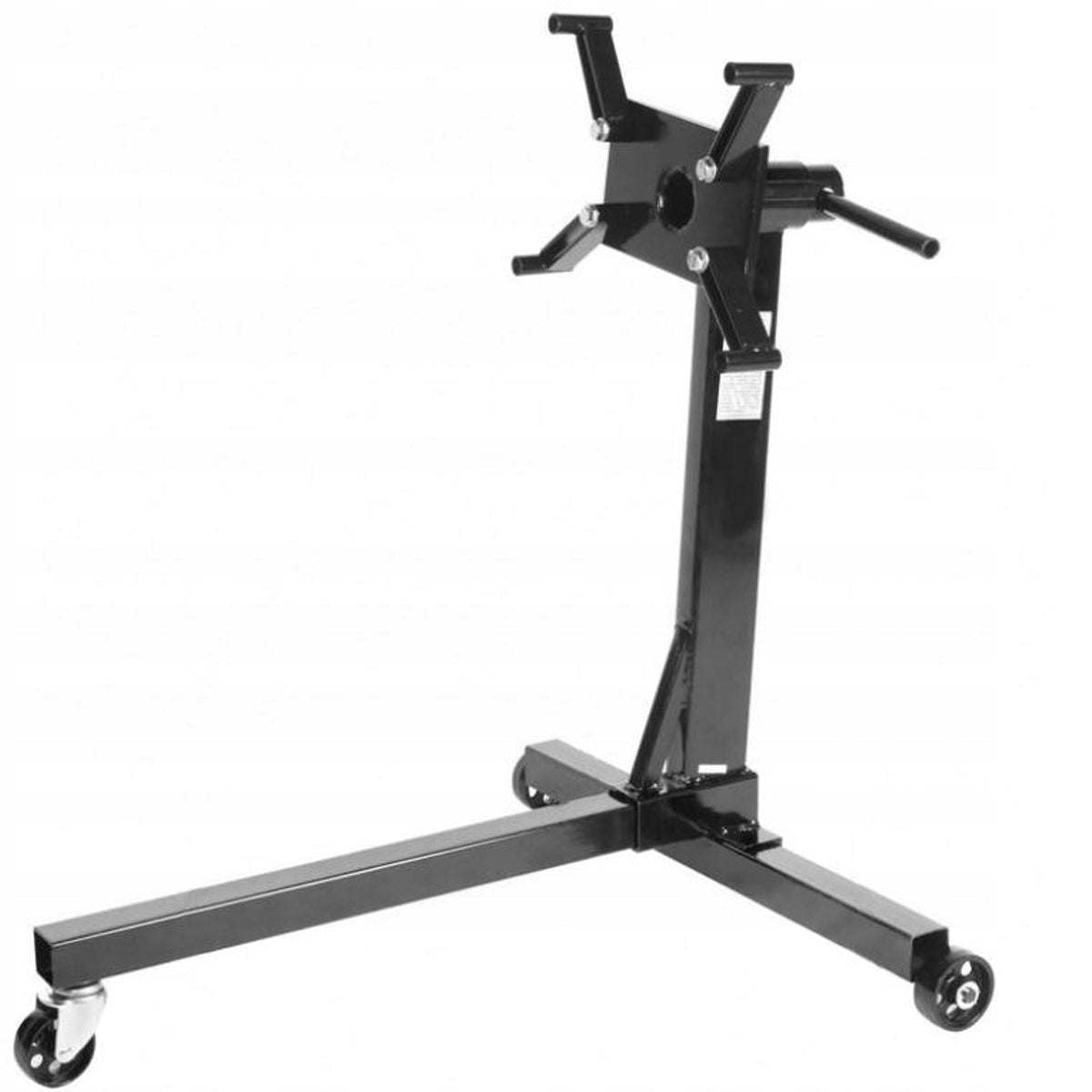 Engine mounting rack 450 kg with 3 wheels