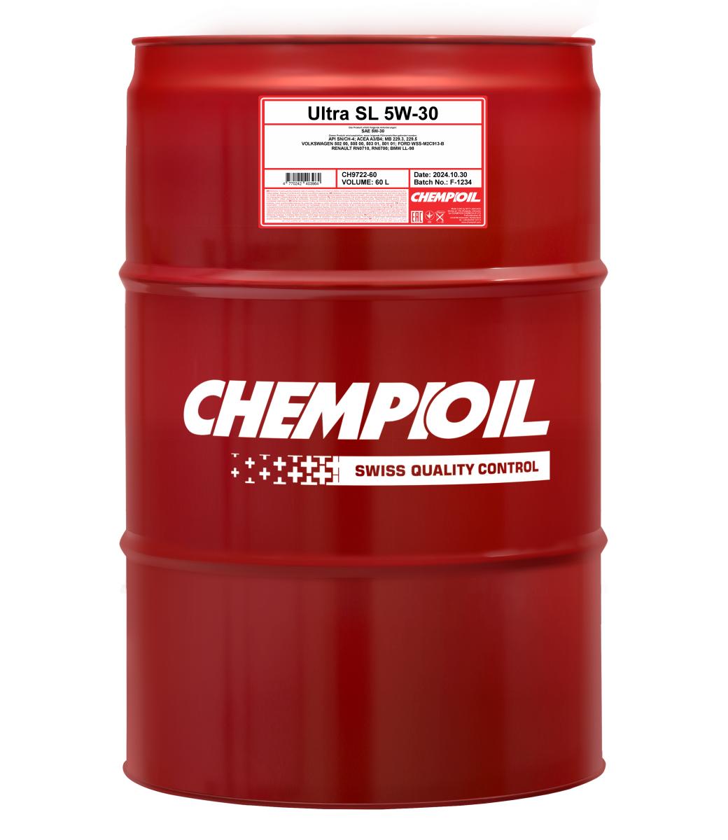 Engine oil (60L) 5W30 ,API CH-4, SN, ACEA A3, B4, BMW LL-98, FORD