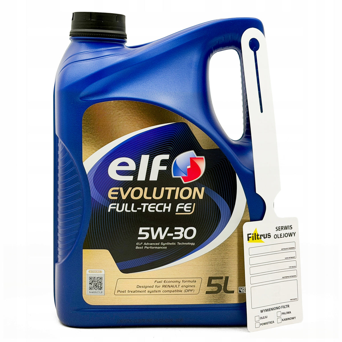 Engine oil Elf Evolution Full-Tech FE 5w30 5L + pendant