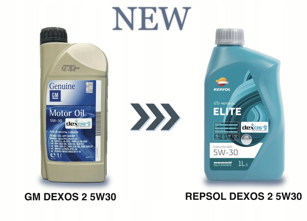 Engine oil GM OM 5W30 Dexos 2 REPSOL Elite Evolution DX2 1L