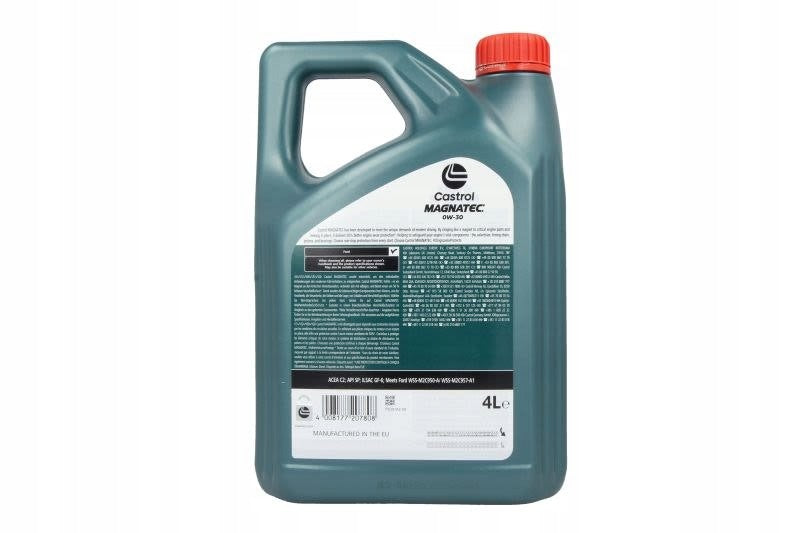 Engine oil MAGNATEC (4L) 0W30 API ILSAC GF-6 SP ACEA CASTROL 162A59 Packaging volume 4 l