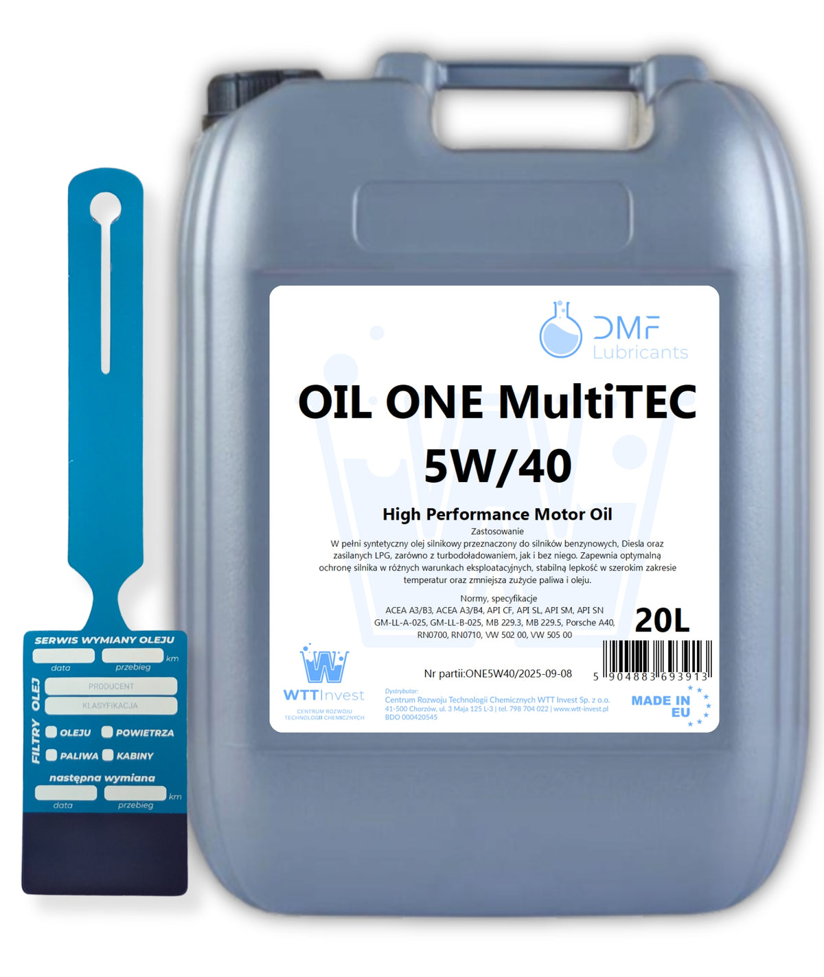 Engine oil OIL ONE MultiTEC 5W-40 20L