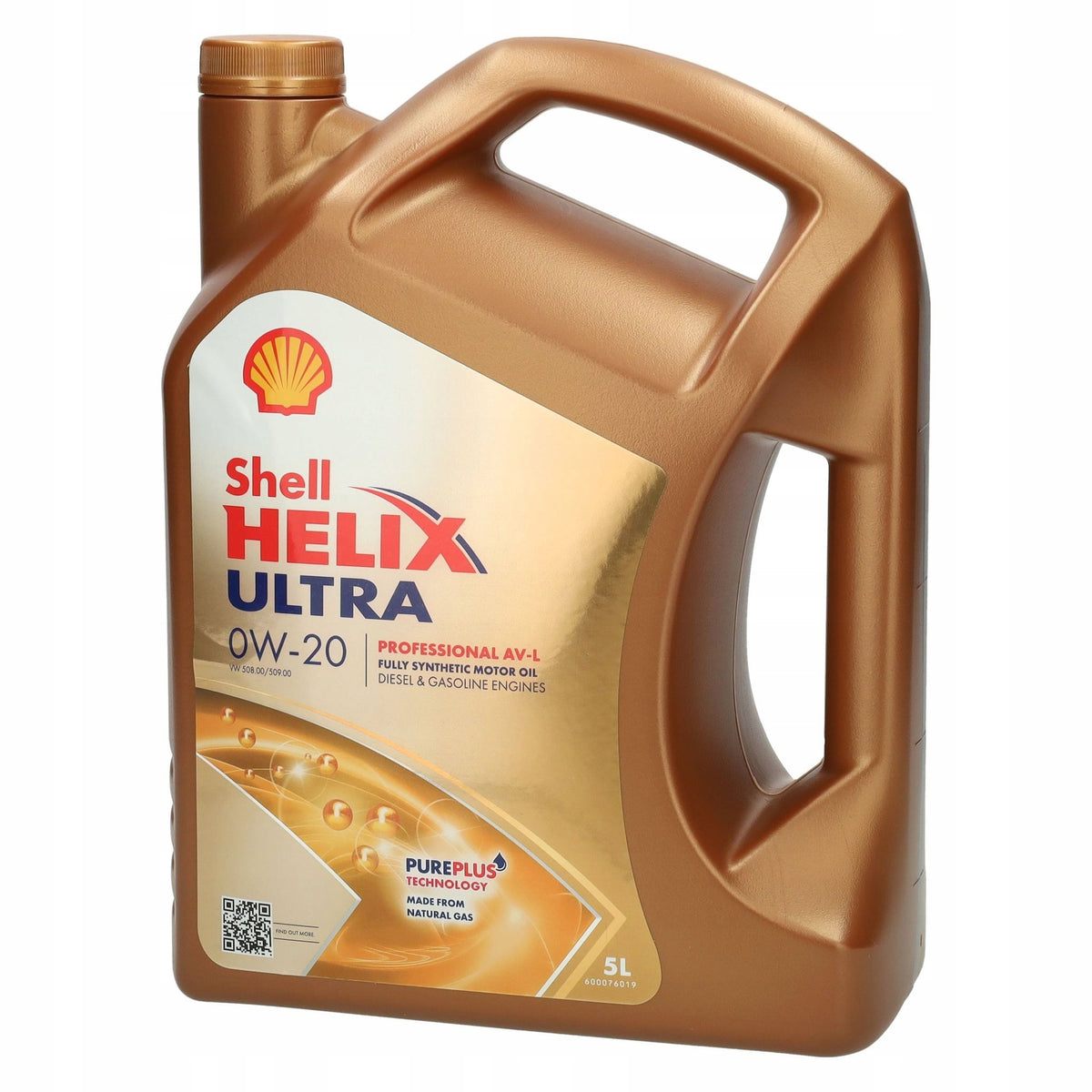 Engine oil Shell Helix Ultra PROFESSIONAL AV-L 0W-20 5L Manufacturer code 550068492