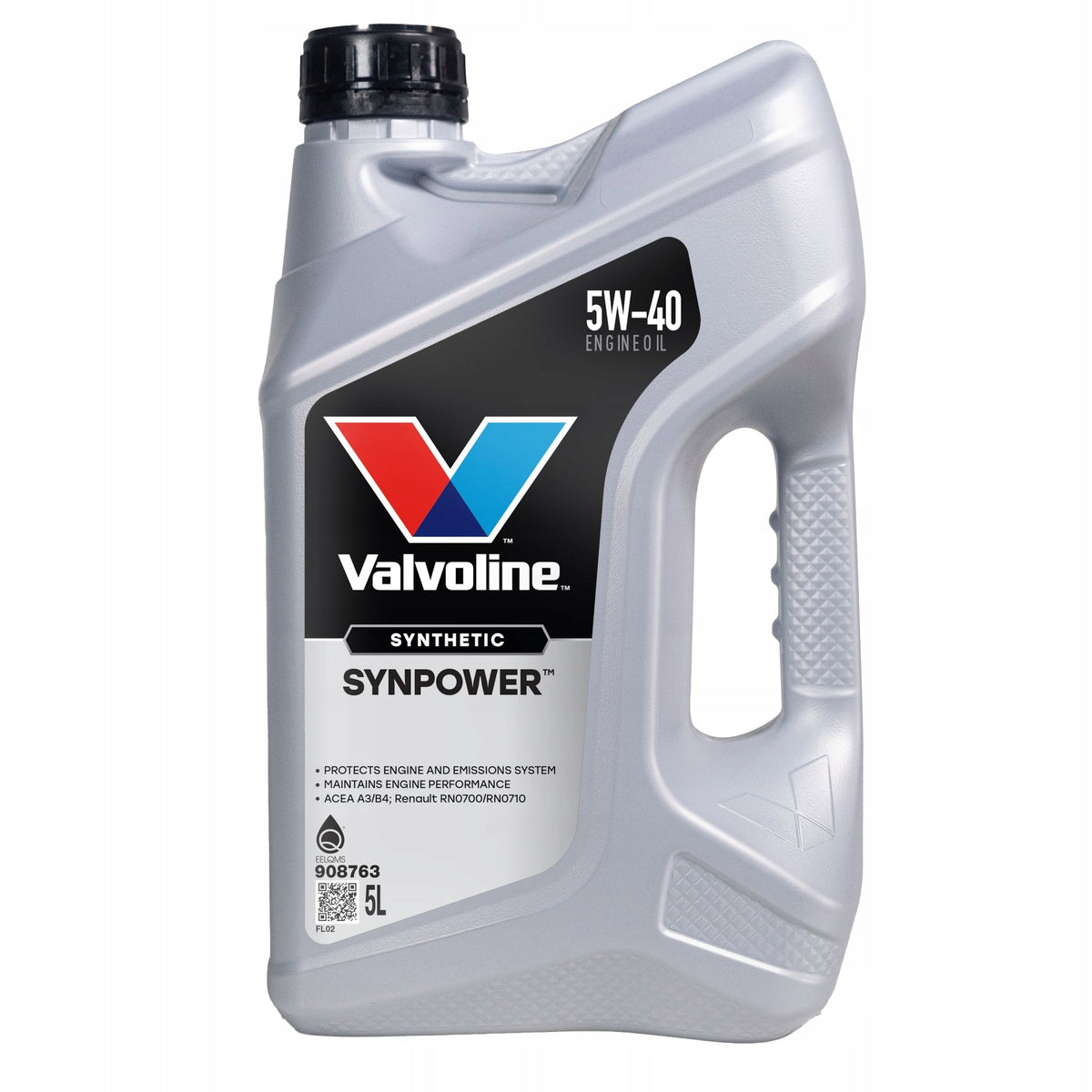 Engine oil Valvoline SynPower 5W-40 5L Manufacturer code 908763