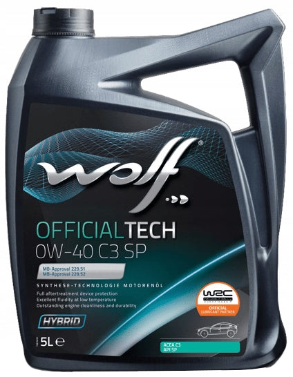 Engine oil Wolf 5 l 0W-40