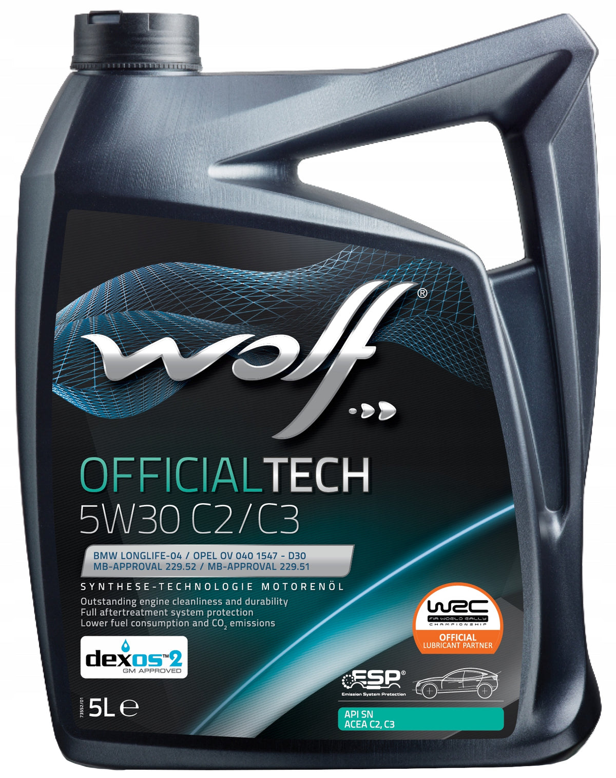 Engine oil Wolf 5 l 5W-30