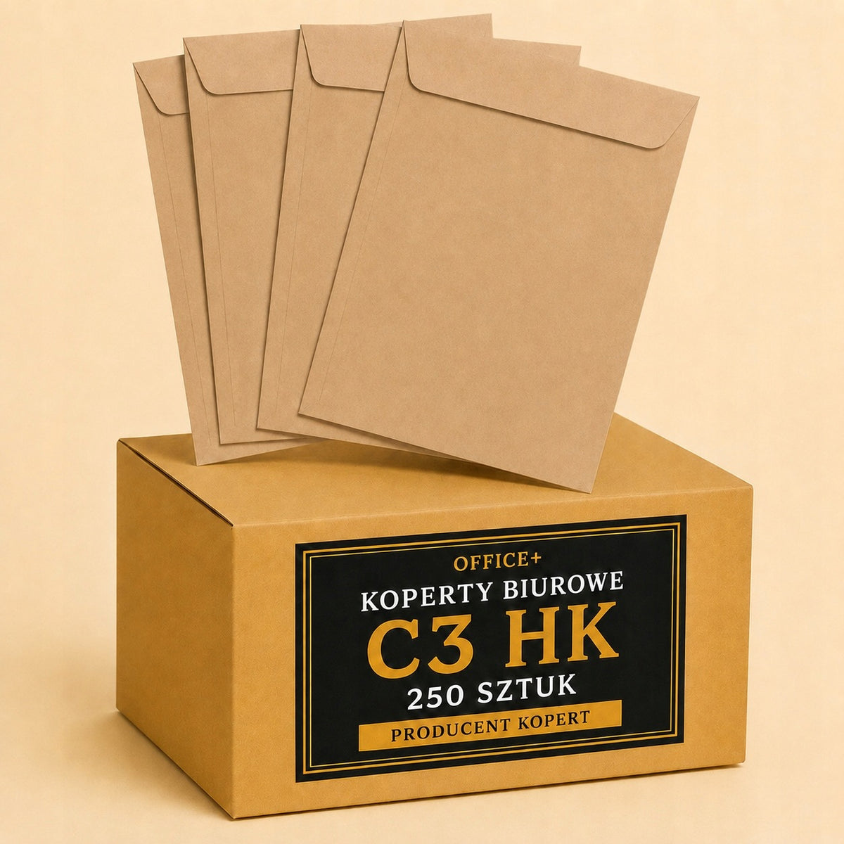 Envelope C 3 Hk brown 250 pieces