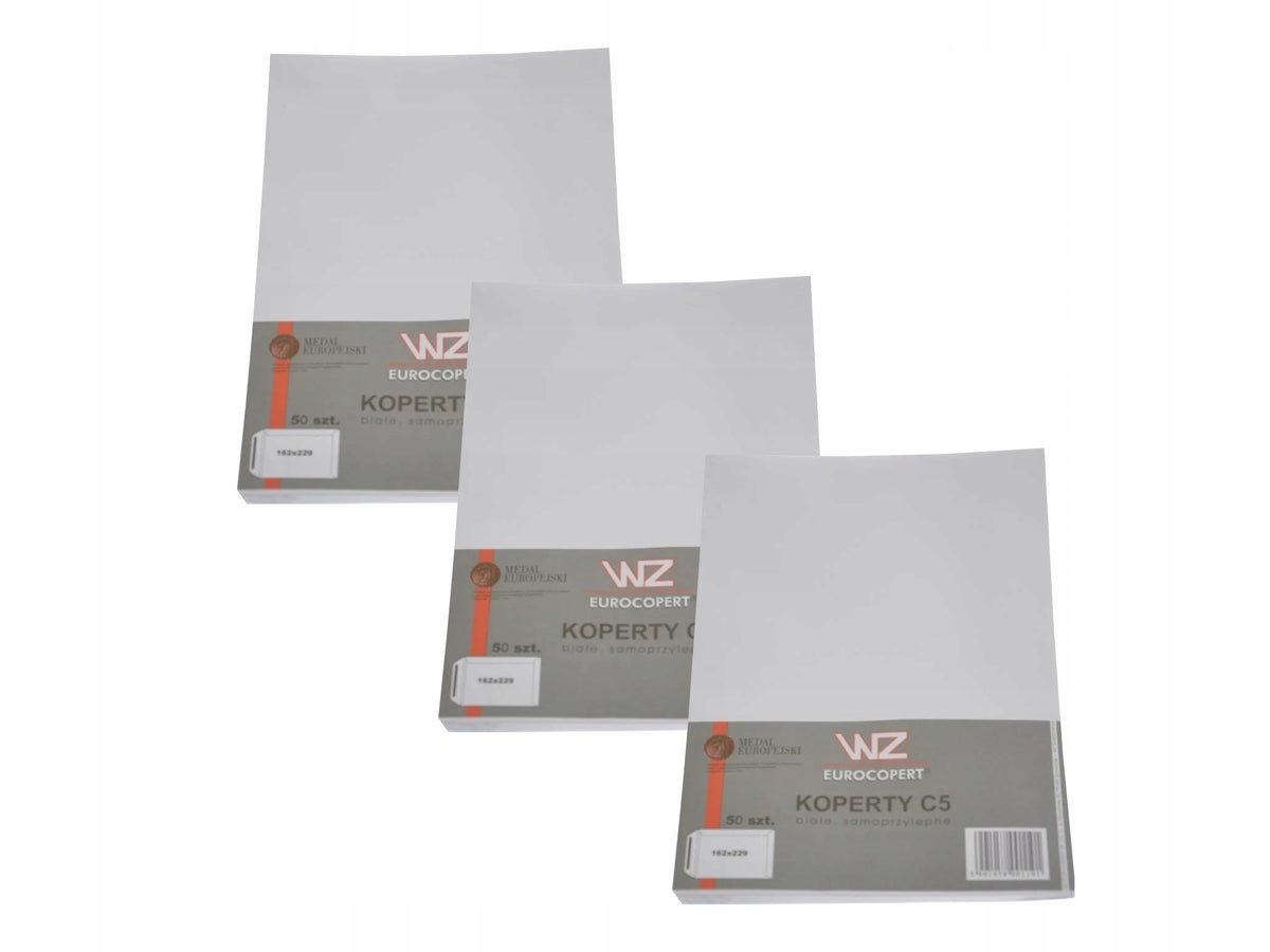 Envelope C5 - without window - SET OF 3x50pcs.