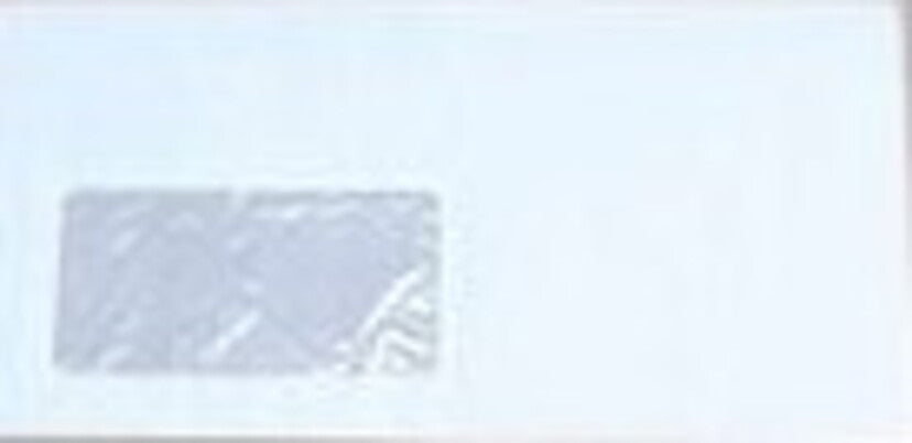 Envelope DL 110x220mm, white with window - 1000pcs