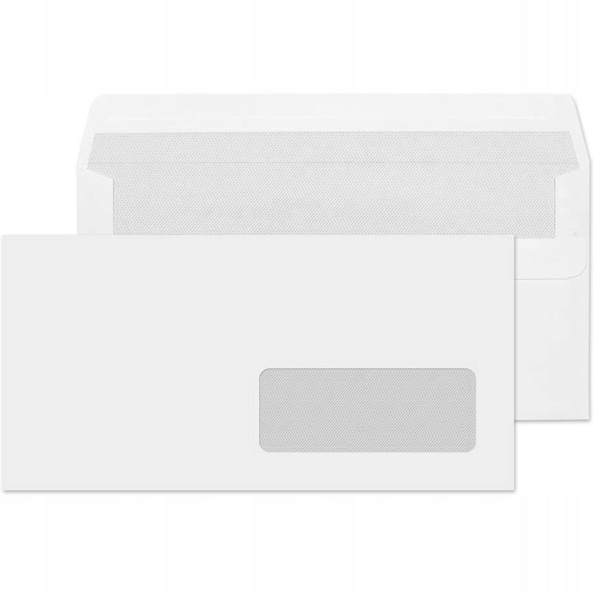 Envelope DL self-adhesive white with window 50 pcs.
