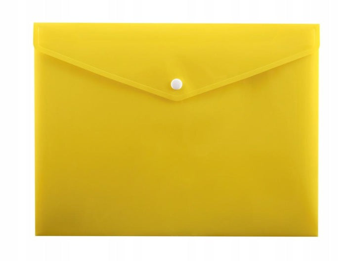 Envelope File with Snap A4 Panemate Yellow