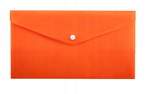 Envelope folder B6 with orange latch for documents and receipts