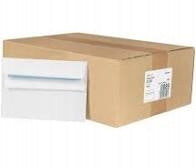 Envelope white C6 self-sticking 1000pcs