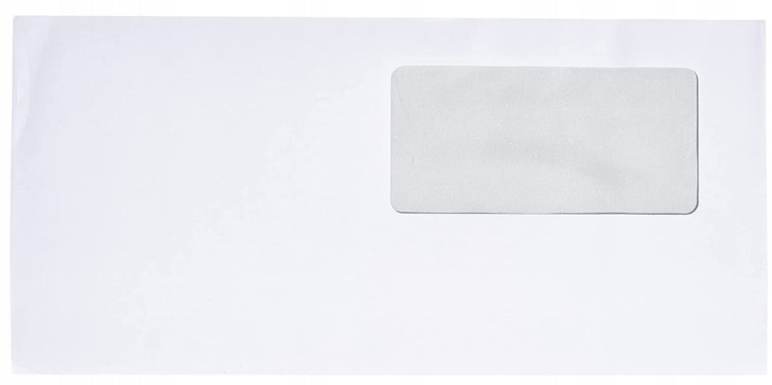Envelope with office window (110 x 220 mm) white