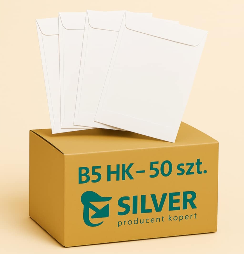 Envelopes B5 Hk white 50 pieces