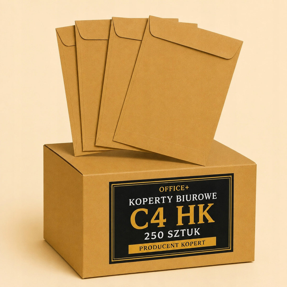 Envelopes C4 Hk brown 250 pieces
