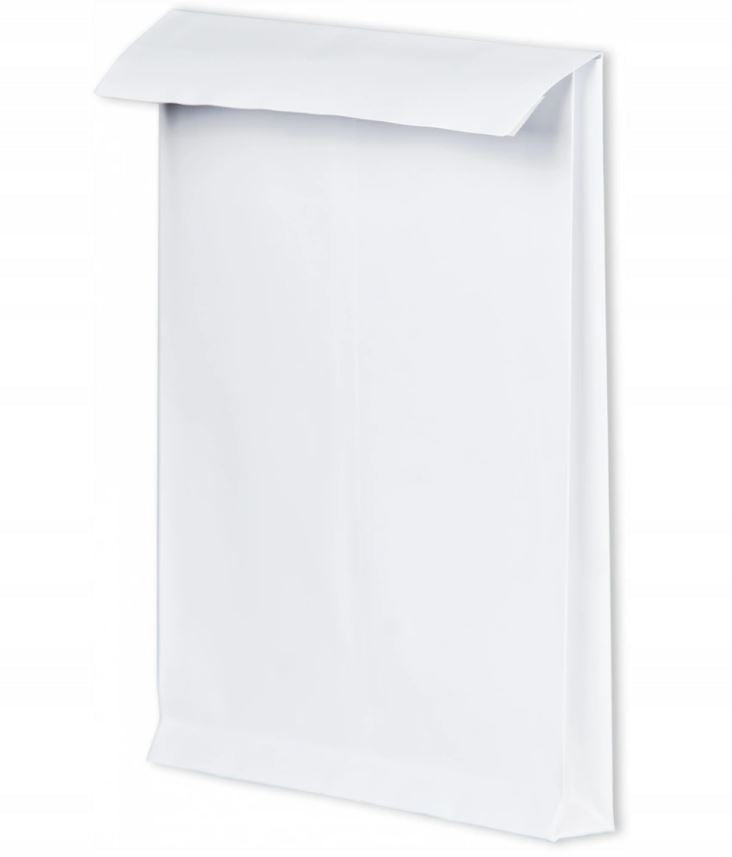 Envelopes C4 white HK with strap RBD WIDENED 10pcs