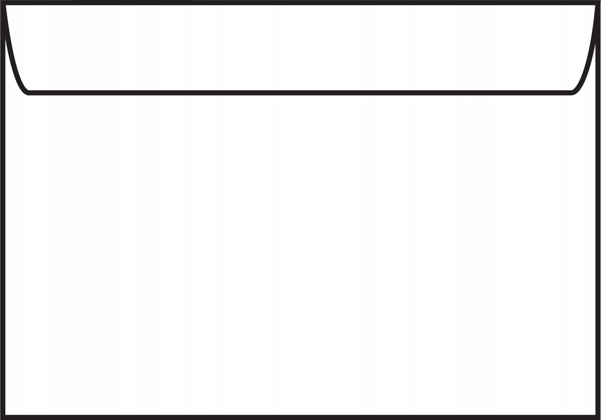 Envelopes C6 white HK with strap 1000 pcs