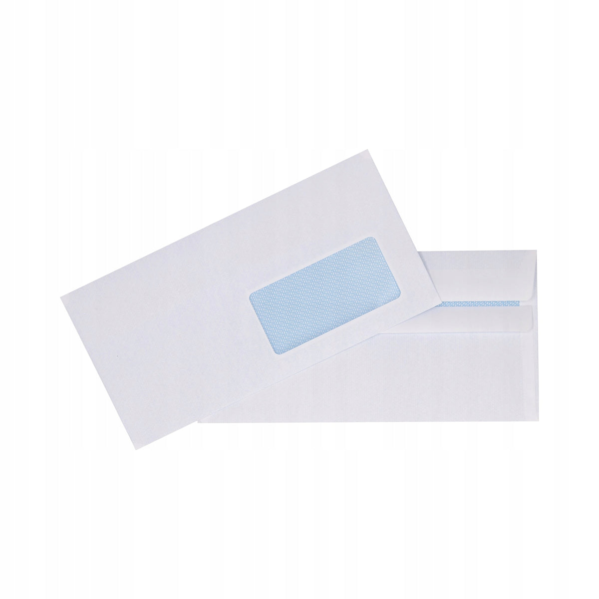 Envelopes DL white SK window right (50)
