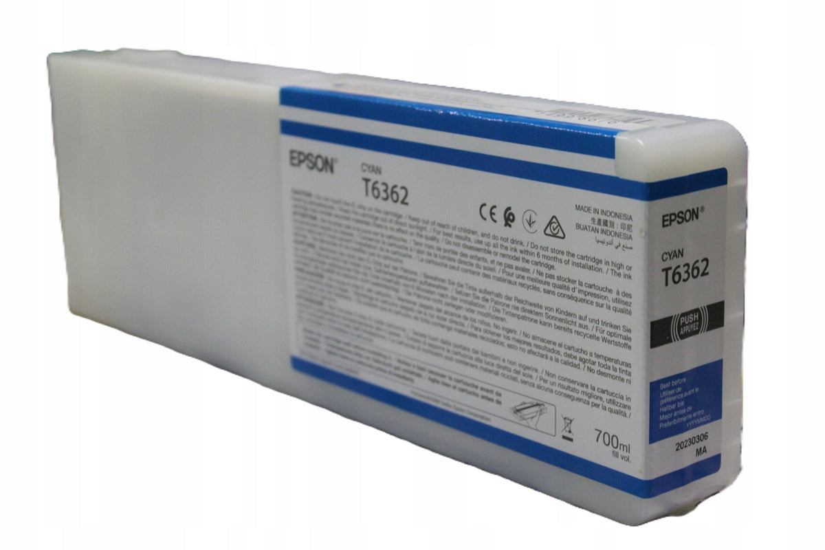 Epson T6362 C13T636200 cyan ink original 23
