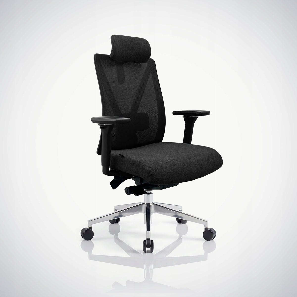 Ergonomic black office chair with VECTOR mesh Manufacturer code 2521