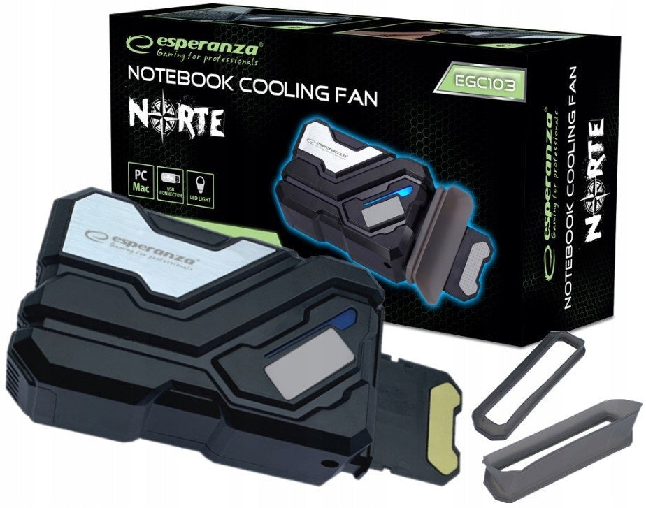 Esperanza Gaming Cooling Fan for Led Notebook USB Norte