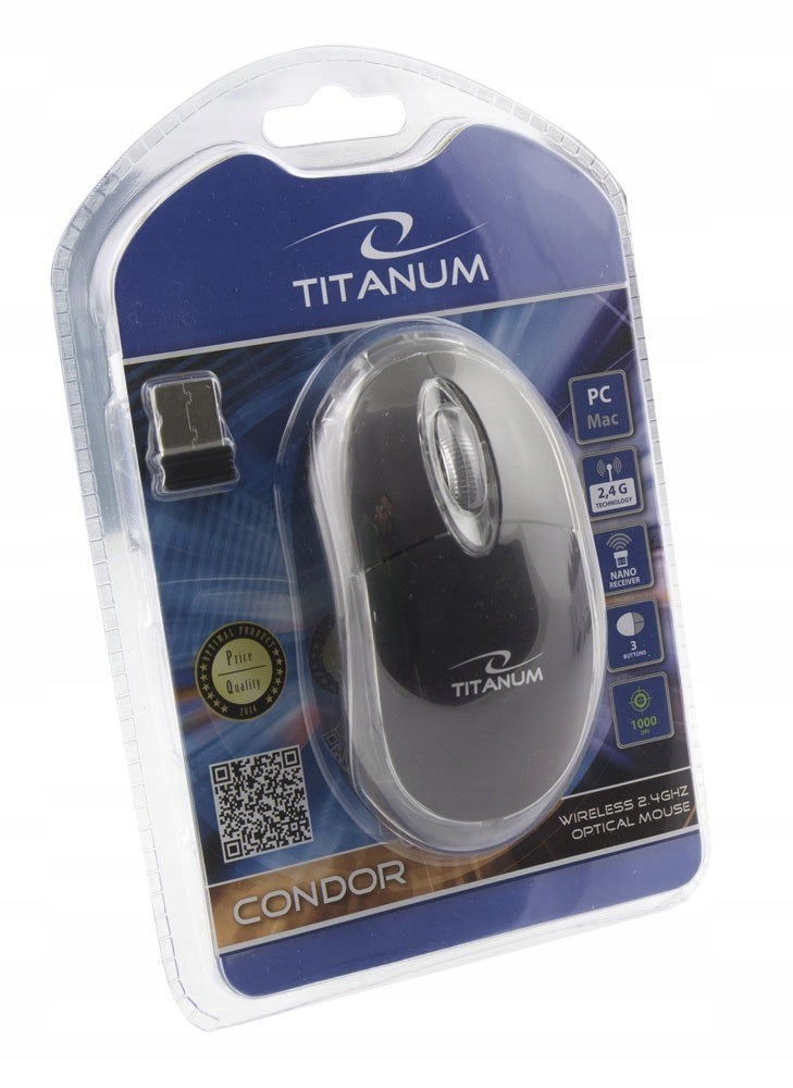 Esperanza WIRELESS MOUSE CONDOR,3D,2.4GHz, TM120K Sensor optical