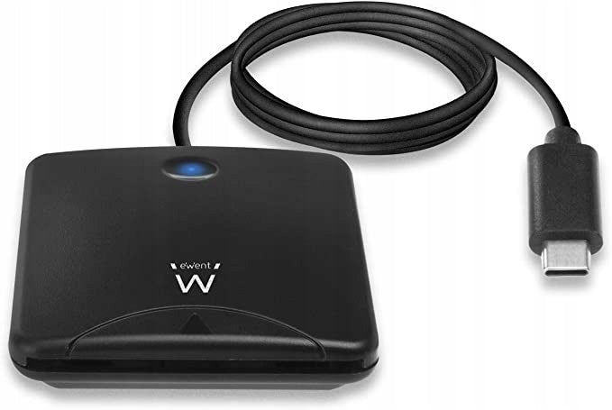 Ewent EW1055 Smart Cart ID Reader USB-C eID Smart Card Reader