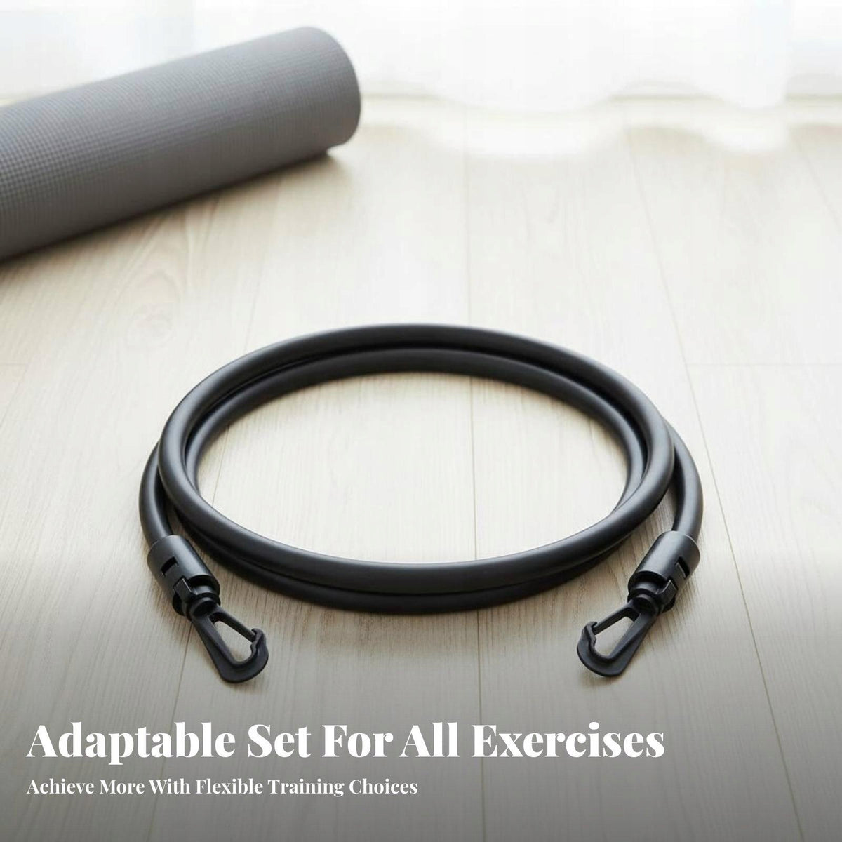 Exercise Bands Kit Multiple Resistance Colors Lightweight Loops 15lb Red Packaging status original