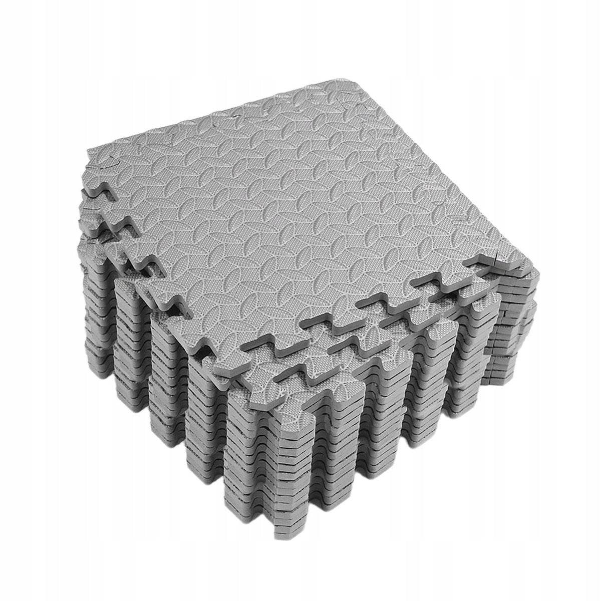 Exercise Floor Mats 16Pcs/Set Anti Slip EVA Soft Foam Mat Interlocking Gray