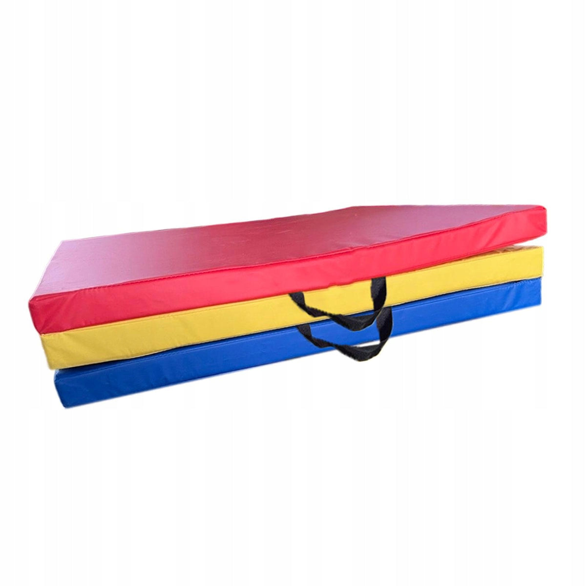 Exercise Mat Tri Fold Equipment Nonslip Lightweight with Carrying Handles Color multicolor