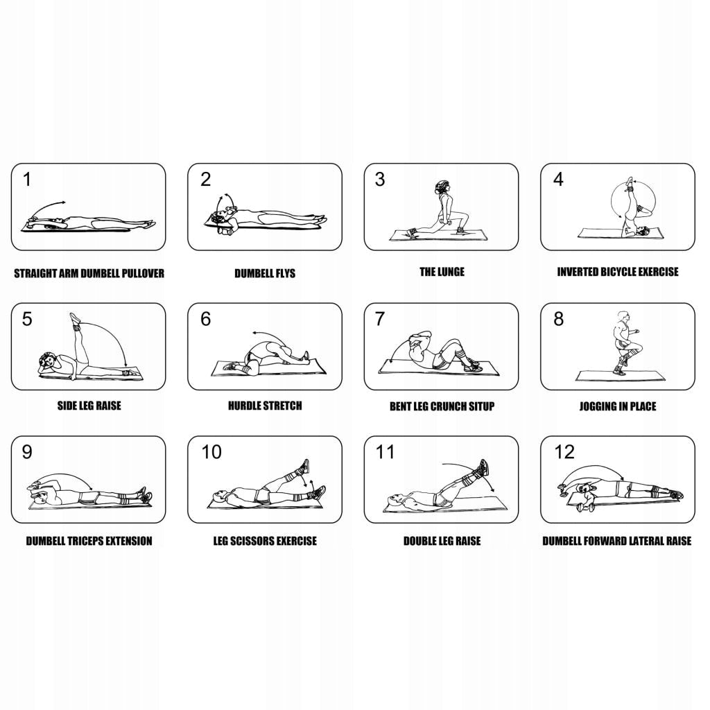 Exercise mat P2I 182x61x0,4 cm Color black