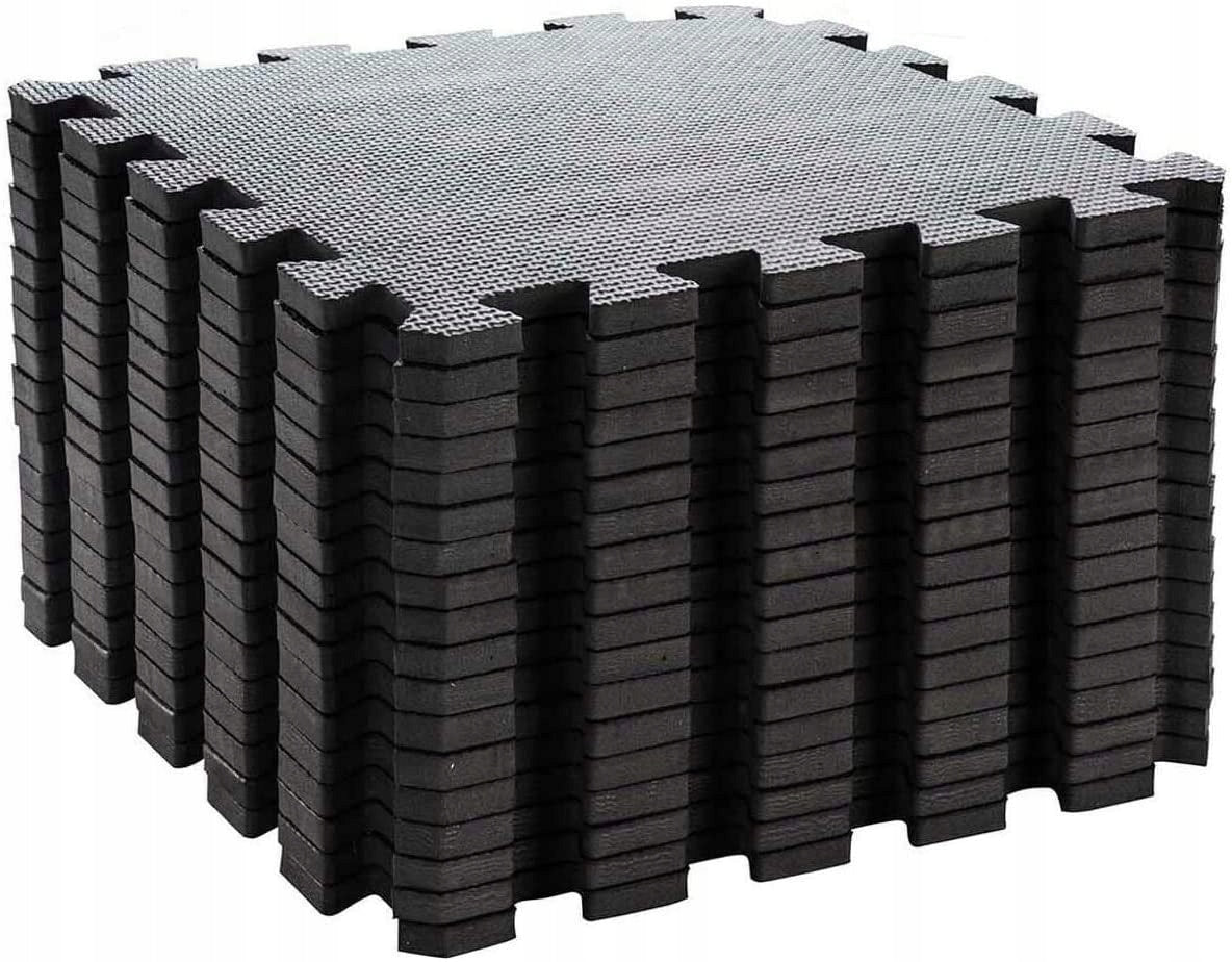 Exercise mat VLFIT 30 cm x 30 cm black