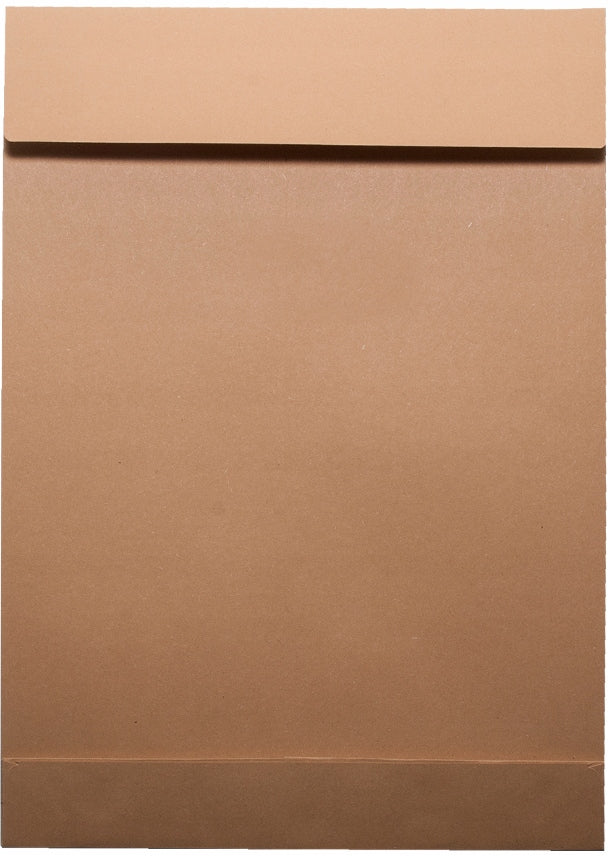 Expandable envelope with strap HK brown 250 PCS
