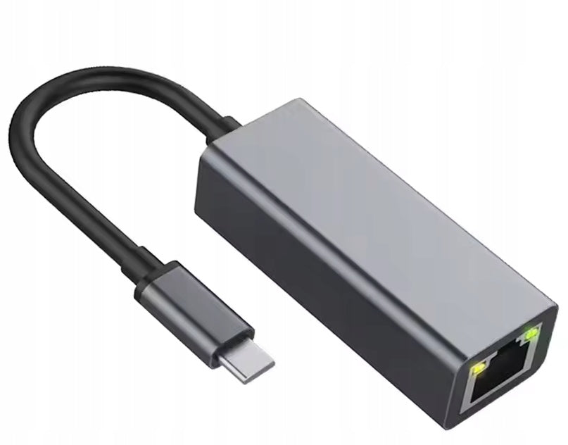 External Network Adapter USB C RJ-45 1Gbps Smartphone Laptop PC