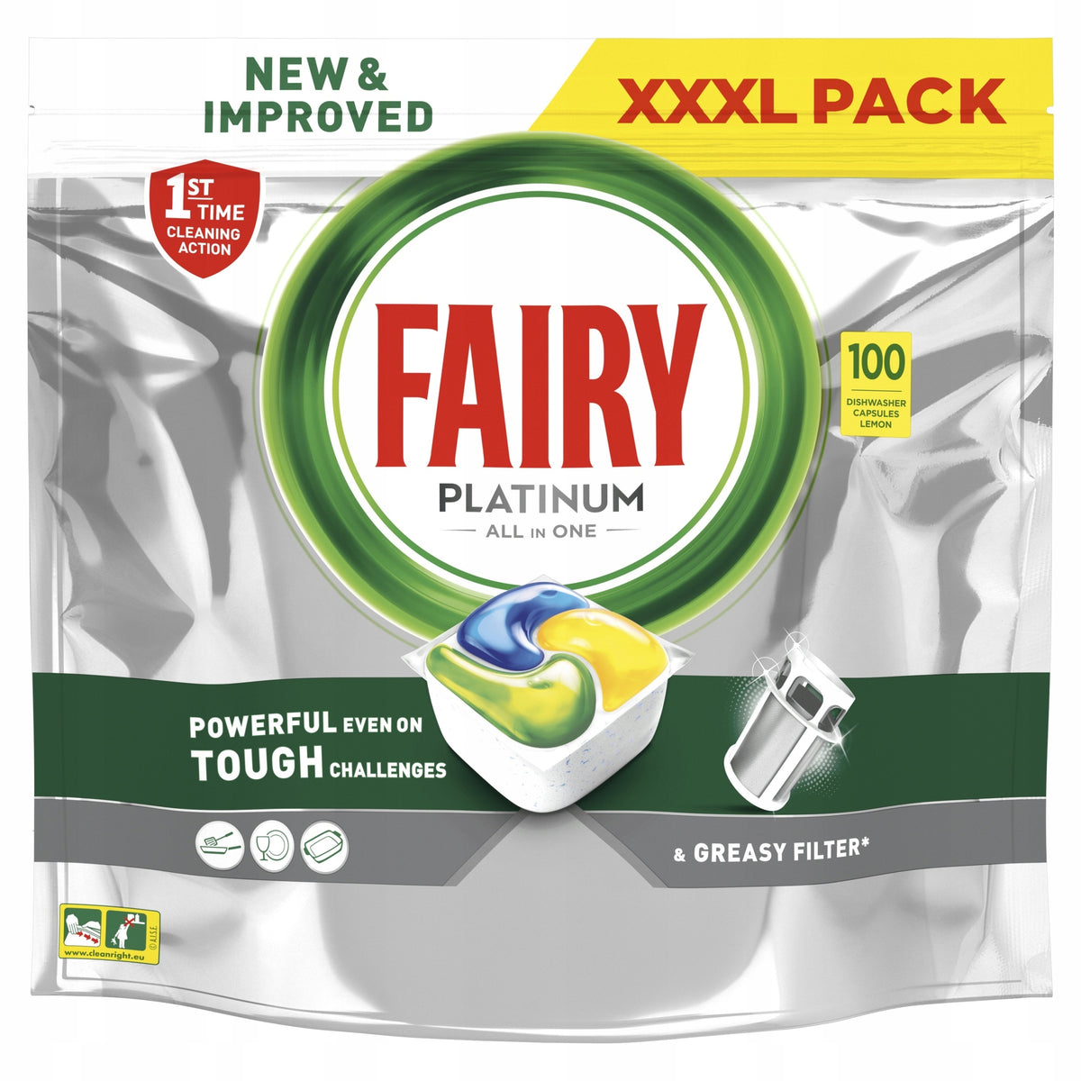 FAIRY PLATINUM LEMON 100 PCS. LEMON TABLETS