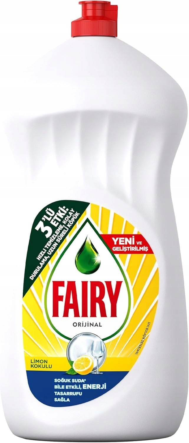 FAIRY lemon-scented dishwashing liquid - ECONOMICAL - 1500 ML!!