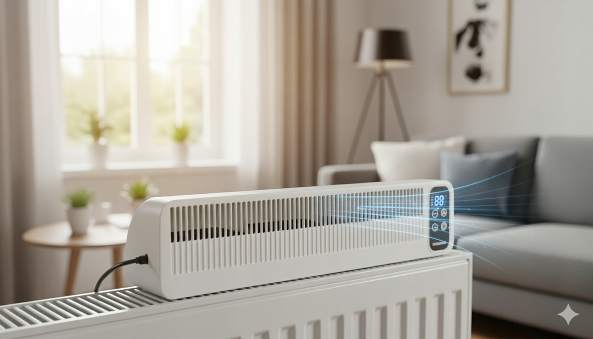 FAN BLOWING FOR HEATING RADIATOR AIR CIRCULATOR STRONG AIR SUPPLY Packaging status original