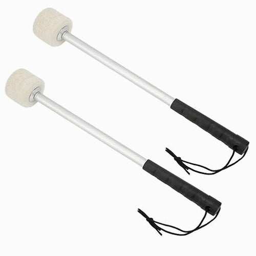 FELT DRUMSTICKS WITH STEEL HANDLE FOR XYLOPHONE 2 PCS.