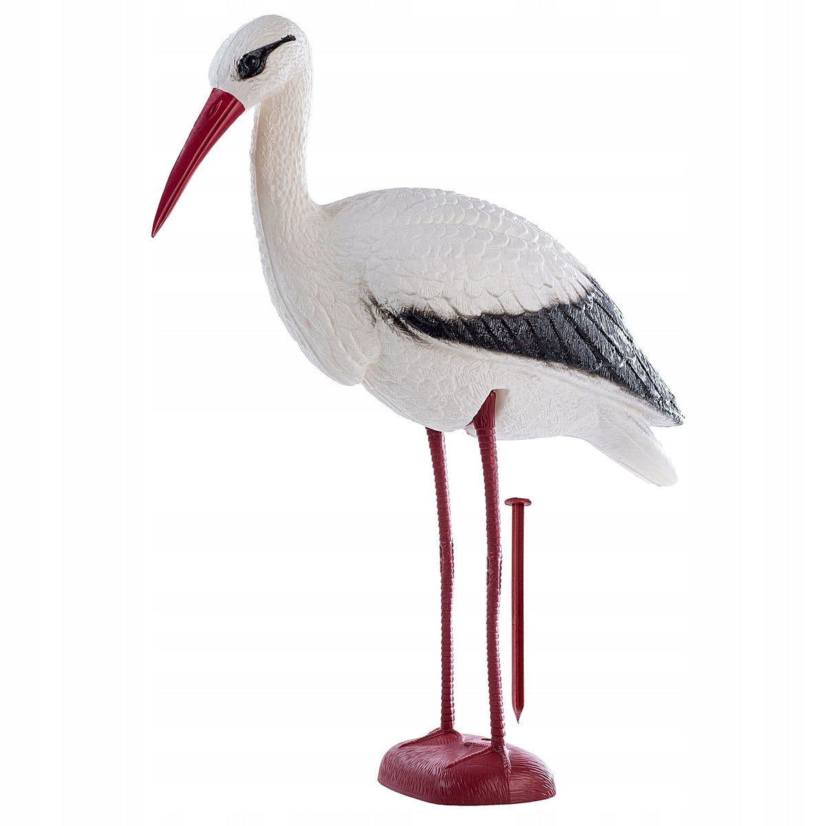 FIGURE FIGURINE GARDEN ORNAMENT STORK STANDING 78cm