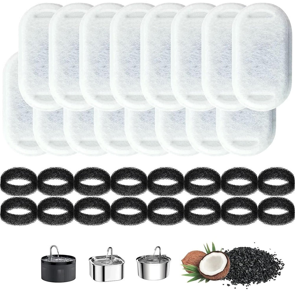 FILTER FOR DRINKER FOUNTAIN FOR CAT DOG 32PCS.