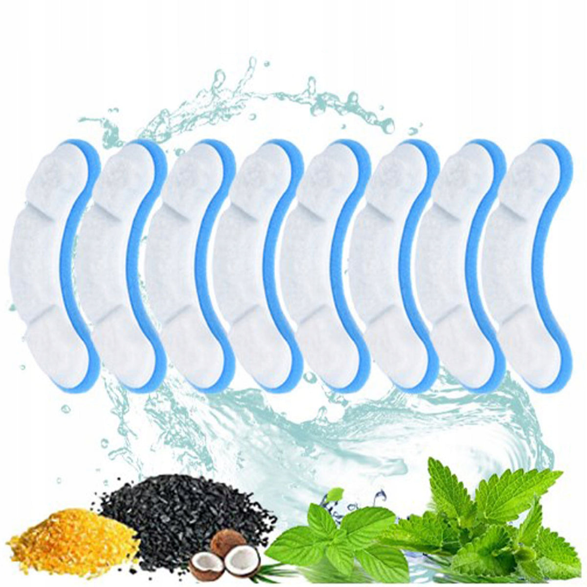 FILTER FOR FOUNTAIN FILTERS FOR DOG CAT DRINKER 8 PCS.