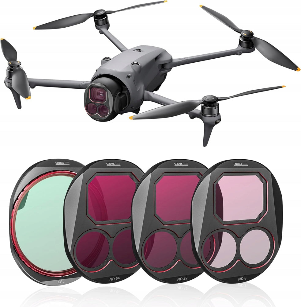 FILTER SET FOR MAVIC 4 PRO ACCESSORIES,ND8/32/64/CPL DRONE LENS FILTERS