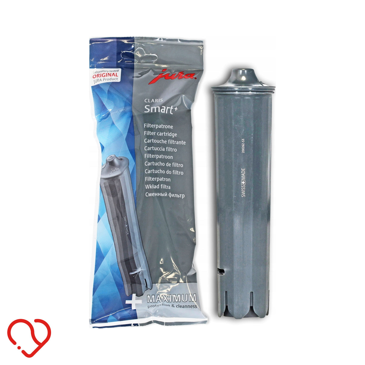 FILTER WATER CARTRIDGE FOR JURA CLARIS SMART+ MACHINE 1 PC.
