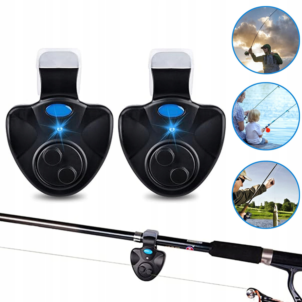 FISHING ALARM CHAIN, BITE ALARM HANGERS, BITE INDICATORS